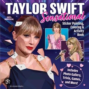 New Taylor Swift Sensational Sticker Painting and Activity Book